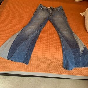 Flared jeans by Anthropologie